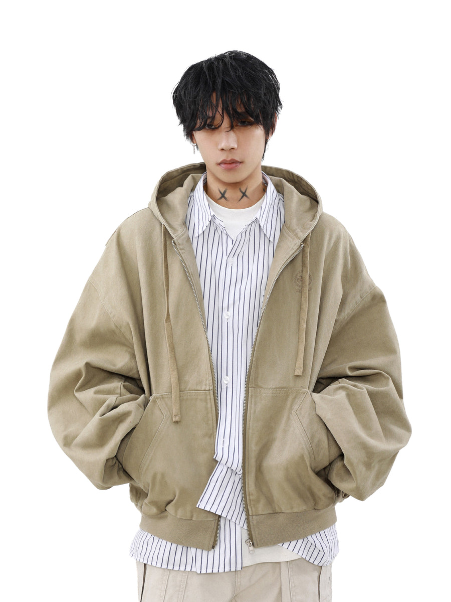 ジャケット・アウター TENDERLOIN MOSS STITCH ZIP UP JKT CORNER PRINTING | United Athle Melton Stadium Jacket (#7494-01)