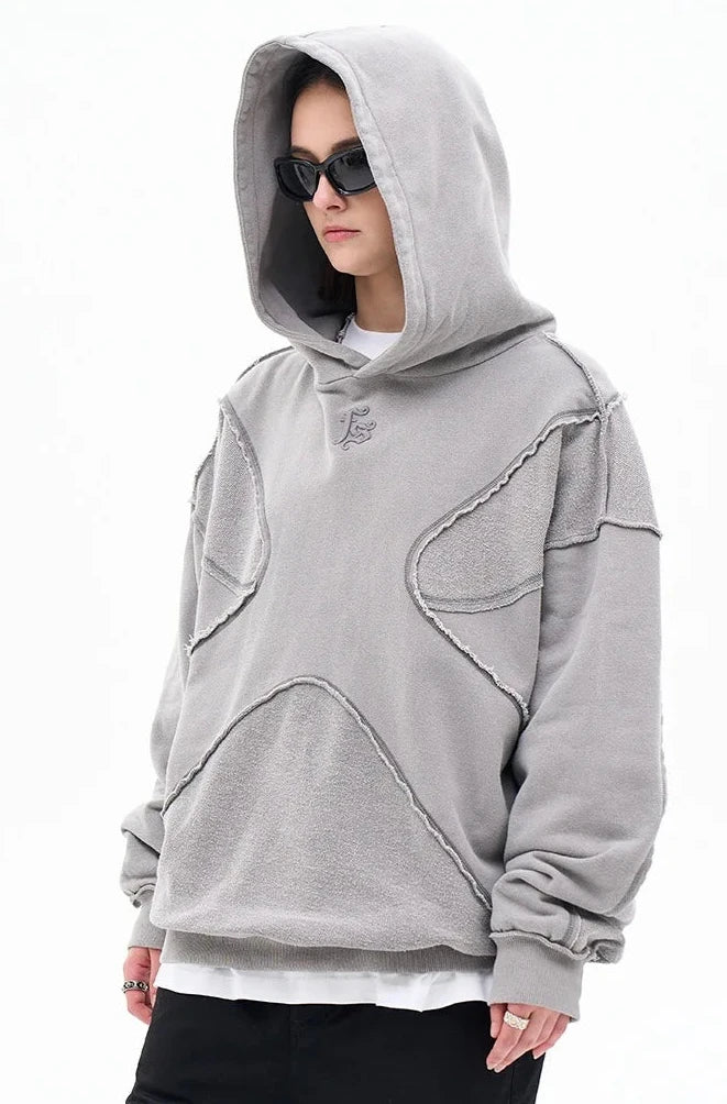 Vintage Washed Deconstructed Forgiveness Hoodie – Japanese Streetwear
