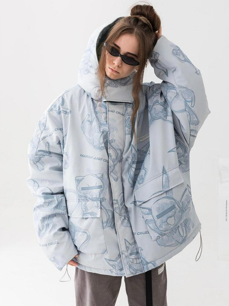 HARSH and CRUEL Blinded Monsters Parka Jacket – Japanese Streetwear