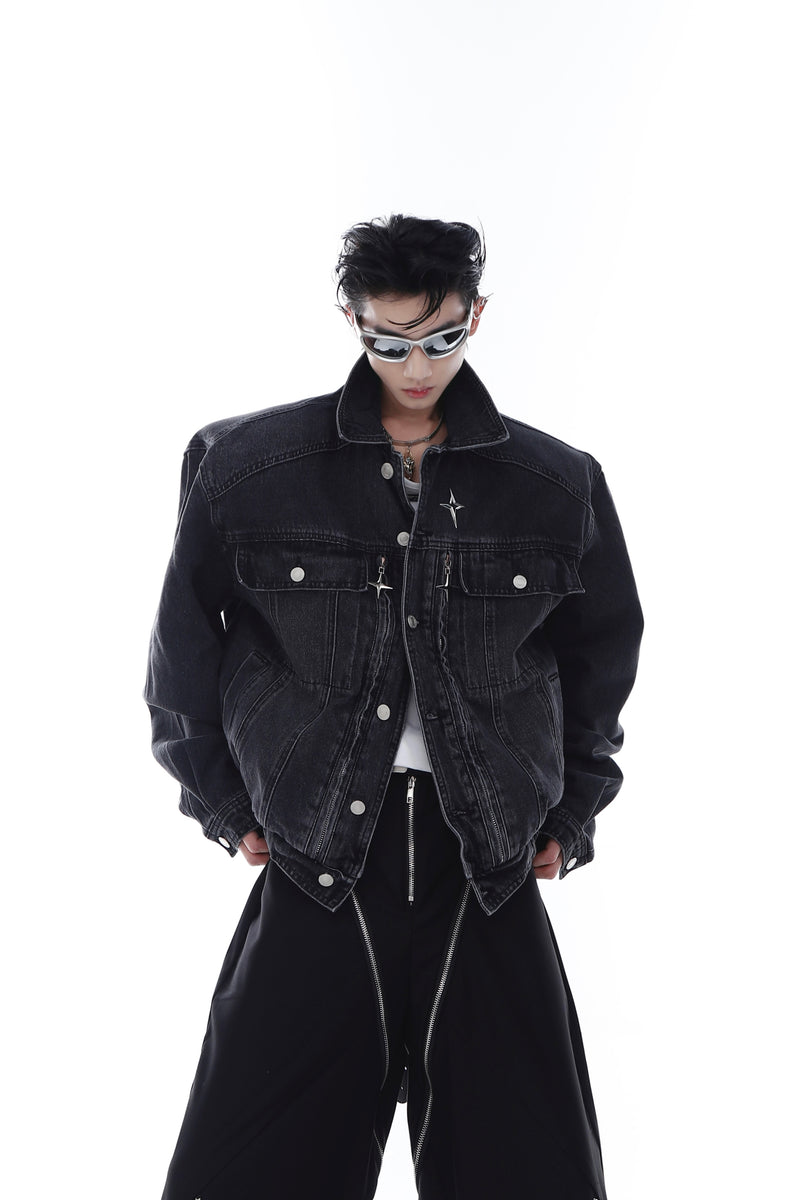 【関送込み】Argue Culture*denim jacket*unisex/T240002 関送込み】Argue Culture*denim jacket*unisex/T240002
