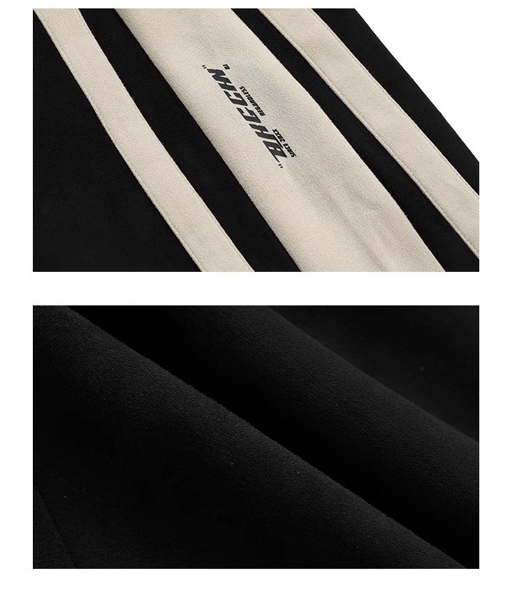 Harajuku Streetwear BJHG Velour Wideleg Lounge Shorts 2XL / White