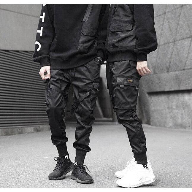 Harajuku Style Black Cargo Pants For Men Military Techwear, Japanese Style  Joggers, Streetwear & Casual Winter Trousers For Men 211201 From Lu006,  $11.51