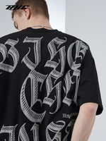 Harajuku Streetwear - BJHG Regardless Embossed Logo Tee - Shop High Quality Japanese Streetwear, Anime Clothing, Asian Street Fashion and Many More!