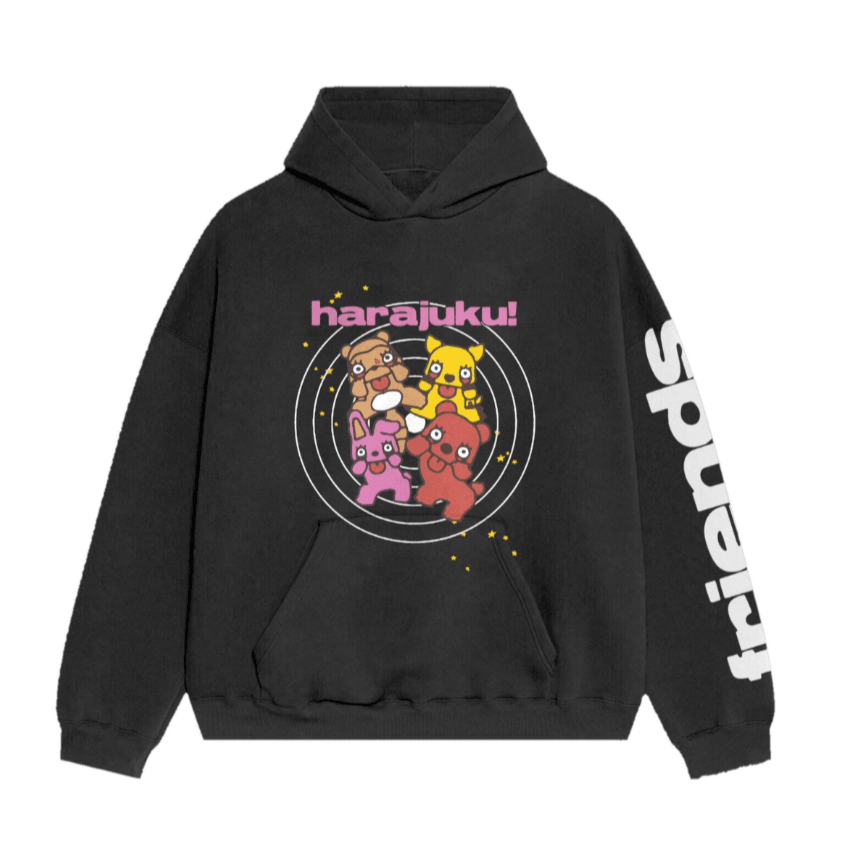 Black friends hoodie sales