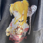Harajuku Streetwear - Vintage Washed "Misa" Oversized Tee - Shop High Quality Japanese Streetwear, Anime Clothing, Asian Street Fashion and Many More!