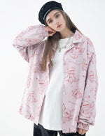 Harajuku Streetwear - HARSH and CRUEL Blinded Monsters Button Up Jacket - Shop High Quality Japanese Streetwear, Anime Clothing, Asian Street Fashion and Many More!