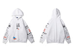 Harajuku Streetwear - Kanji Graffiti Hoodie - Shop High Quality Japanese Streetwear, Anime Clothing, Asian Street Fashion and Many More!