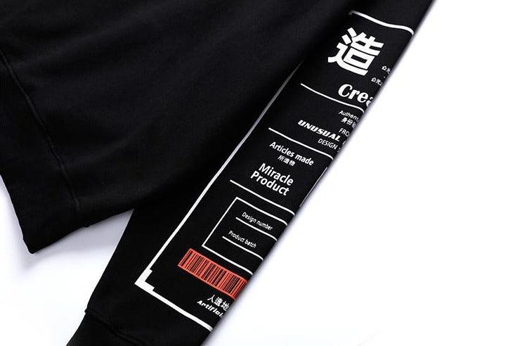 Harajuku Streetwear - Kanji Graffiti Hoodie - Shop High Quality Japanese Streetwear, Anime Clothing, Asian Street Fashion and Many More!