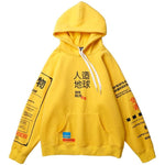 Harajuku Streetwear - Kanji Graffiti Hoodie - Shop High Quality Japanese Streetwear, Anime Clothing, Asian Street Fashion and Many More!