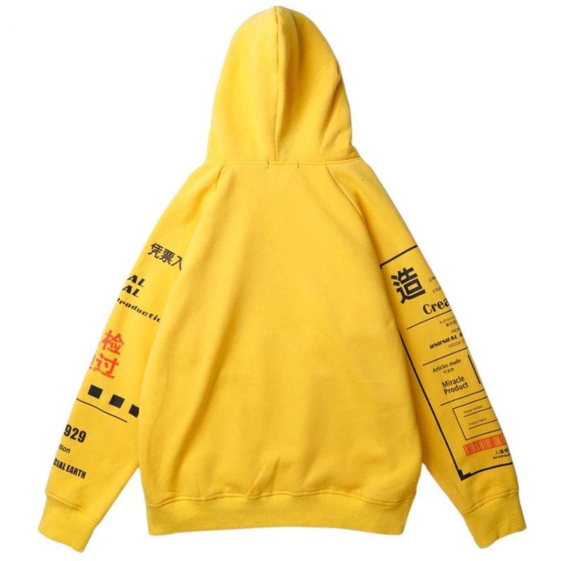 Harajuku Streetwear - Kanji Graffiti Hoodie - Shop High Quality Japanese Streetwear, Anime Clothing, Asian Street Fashion and Many More!