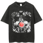 Harajuku Streetwear - Vintage Washed Death Note Oversized Tee - Shop High Quality Japanese Streetwear, Anime Clothing, Asian Street Fashion and Many More!