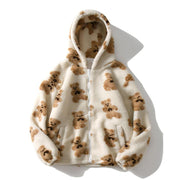 Teddy Bear Hooded Fleece Jacket