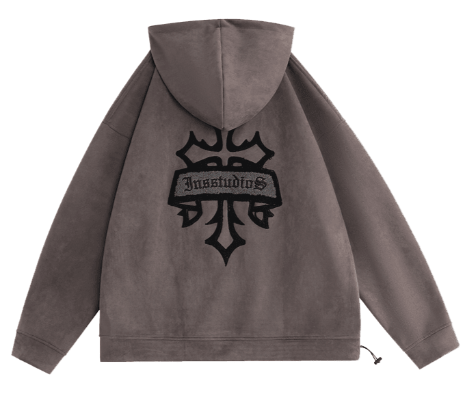 Harajuku Streetwear - INSstudios Oracle Velour Pullover - Shop High Quality Japanese Streetwear, Anime Clothing, Asian Street Fashion and Many More!