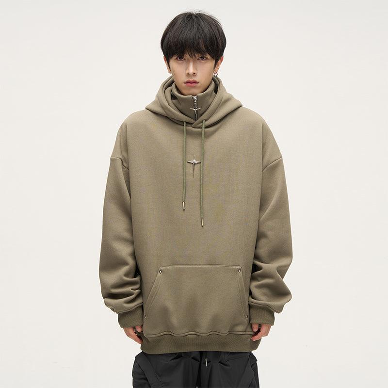 Harajuku Streetwear - HJK Exclusive Double Panel Hooded Zip Jacket - Shop High Quality Japanese Streetwear, Anime Clothing, Asian Street Fashion and Many More!