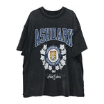 Harajuku Streetwear - Ash Dark VNTG Collegiate Tee - Shop High Quality Japanese Streetwear, Anime Clothing, Asian Street Fashion and Many More!