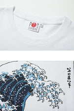 Harajuku Streetwear - Great Wave Fitted Tee - Shop High Quality Japanese Streetwear, Anime Clothing, Asian Street Fashion and Many More!
