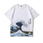 Harajuku Streetwear - Great Wave Fitted Tee - Shop High Quality Japanese Streetwear, Anime Clothing, Asian Street Fashion and Many More!