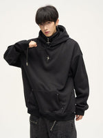 Harajuku Streetwear - HJK Exclusive Double Panel Hooded Zip Jacket - Shop High Quality Japanese Streetwear, Anime Clothing, Asian Street Fashion and Many More!