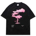 Harajuku Streetwear - Pink Clouds Tee - Shop High Quality Japanese Streetwear, Anime Clothing, Asian Street Fashion and Many More!