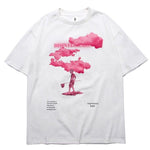 Harajuku Streetwear - Pink Clouds Tee - Shop High Quality Japanese Streetwear, Anime Clothing, Asian Street Fashion and Many More!