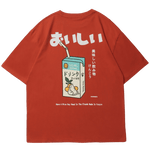 Harajuku Streetwear - Kanji "Juice Box" Tee - Shop High Quality Japanese Streetwear, Anime Clothing, Asian Street Fashion and Many More!