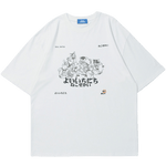 Harajuku Streetwear - "Cat Games" Tee - Shop High Quality Japanese Streetwear, Anime Clothing, Asian Street Fashion and Many More!