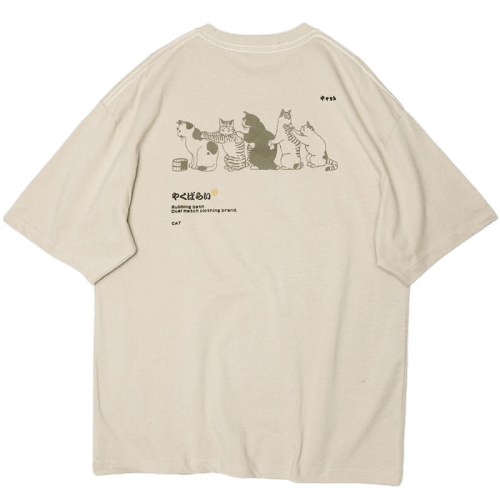 Cat Massage Train Tee - Main Image