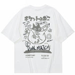 Harajuku Streetwear - "Kanji Cat" Tee - Shop High Quality Japanese Streetwear, Anime Clothing, Asian Street Fashion and Many More!