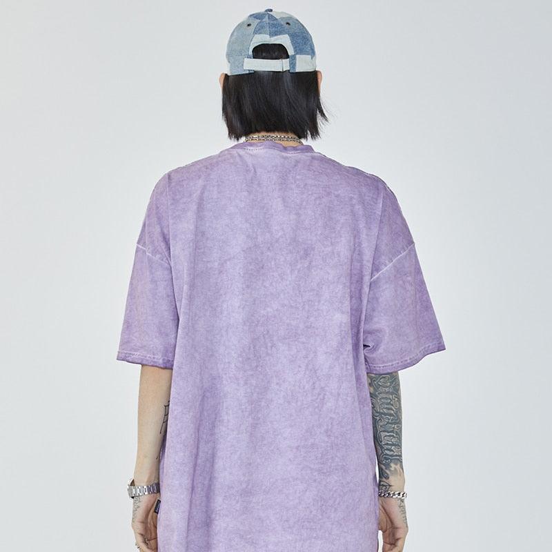 Harajuku Streetwear - "Galactic" Oversized Tee - Shop High Quality Japanese Streetwear, Anime Clothing, Asian Street Fashion and Many More!