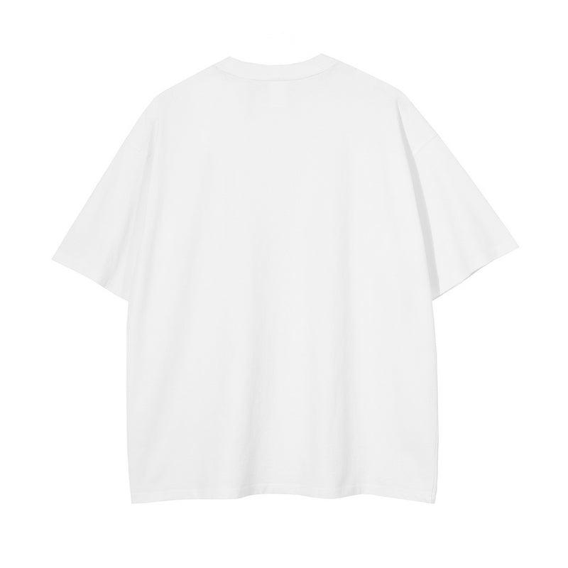 Harajuku Streetwear - Airbrushed "Blue Eyes" Vintage Oversized Tee - Shop High Quality Japanese Streetwear, Anime Clothing, Asian Street Fashion and Many More!